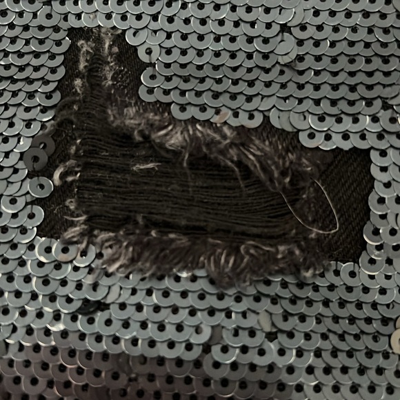 Neon Blonde x Free People The Lover Mid Rise Sequin Embellished Straight Leg - Picture 10 of 12